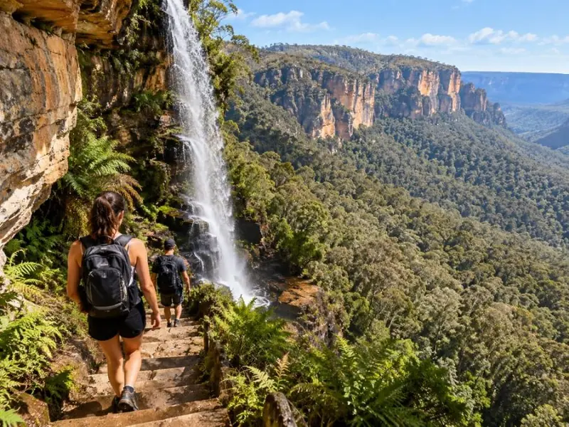 Wasserfall-Wanderung & Three Sisters Tagesausflug